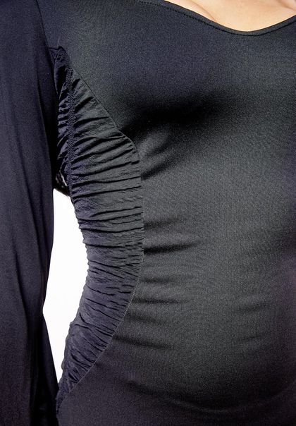 Black Gothic Maxi Dress for Women, Floor Length — view 5