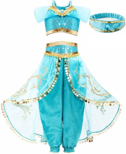 Blue Princess Dress Up Outfit for Girls