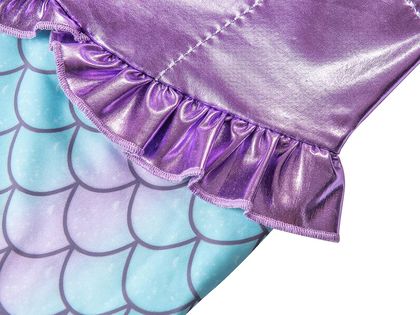 Purple Little Mermaid Costume for Girls — view 4