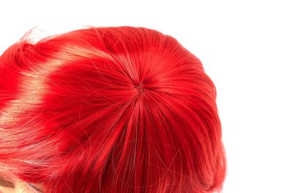 Long Curly Red Mermaid Wig for Girls — view 6
