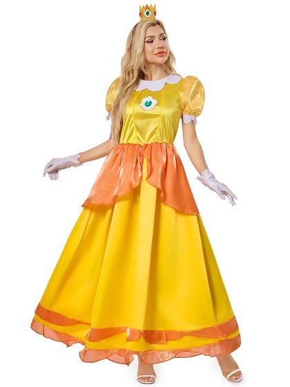 Yellow Princess Costume Dress for Women — view 5